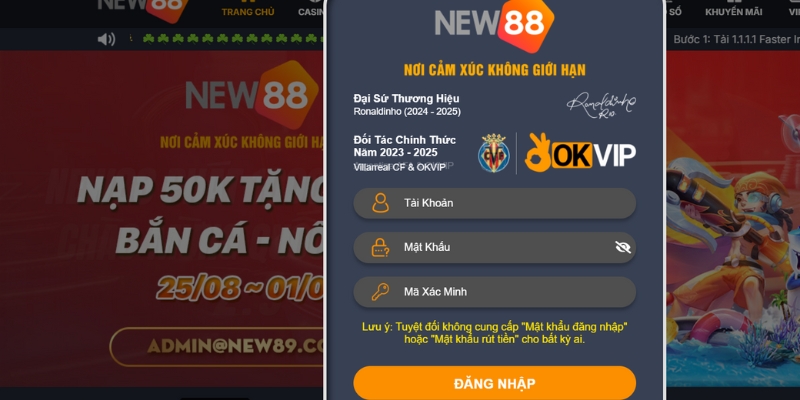 Những lợi thế vượt trội khi đăng nhập New88 